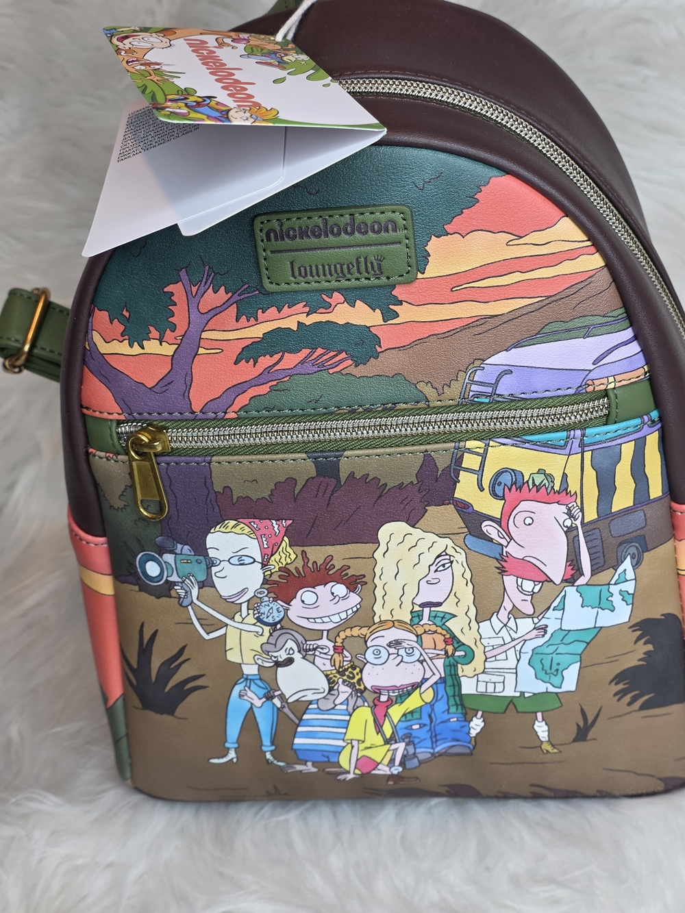Nickelodeon x Loungefly Rugrats Printed Kids Mini Backpack - Multicolor NWT